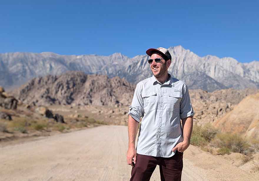 Alessandro Filazzola in the field